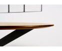 Eettafel Florence ovaal mangohout 220x100 cm - Bruin | Glad