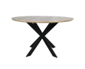 Eiken eettafel Ferris | Rond 110 cm | Naturel