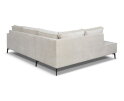 Hoekbank Valenzo Licht Beige - Memphis 4 &ndash; Ottomane links &ndash; 265x210 cm