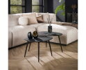 Salontafel Trinity set van 2 driehoekig metallic - Grijs