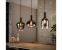 Hanglamp 3L mix grey shaded - Artic zwart