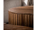 Salontafel Maya Teak niervormig set/2 - Massief teak espresso