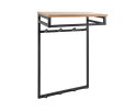 Kapstok custom hoog 2x4 haken - Massief acacia naturel