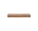 Wandplank Carve 100 - Massief acacia bruin