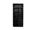 Boekenkast Brussel Black | 5 vakken - 2 deuren