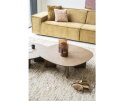 Salontafel Stef medium 100x100cm - bruin | Eleonora