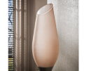Vloerlamp Cocoon 3-lichts Frosted Sienna bruin &ndash; hotel chique design - 35x35x168 cm