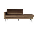 Rodeo Daybed Left Velvet Taupe - BePureHome