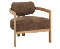 MUST Living fauteuil Kelly - Luxor Hazelnut - Naturel - 75x73x73 cm