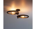 Plafondlamp 2L Pebble - Artic zwart