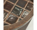 Side table TiledUp 40x40cm - bruin | BY-BOO