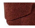 SEVN Lieke fauteuil draaibaar - Rond en compact - Rhapsody 10 Burnt Brick - 93x90x79 cm