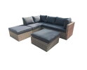 Loungeset Almadia modulo - Natural kobo | Grijs