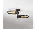 Plafondlamp 2L Pebble - Artic zwart