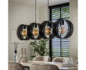 Hanglamp 4L ring geperforeerd - Charcoal