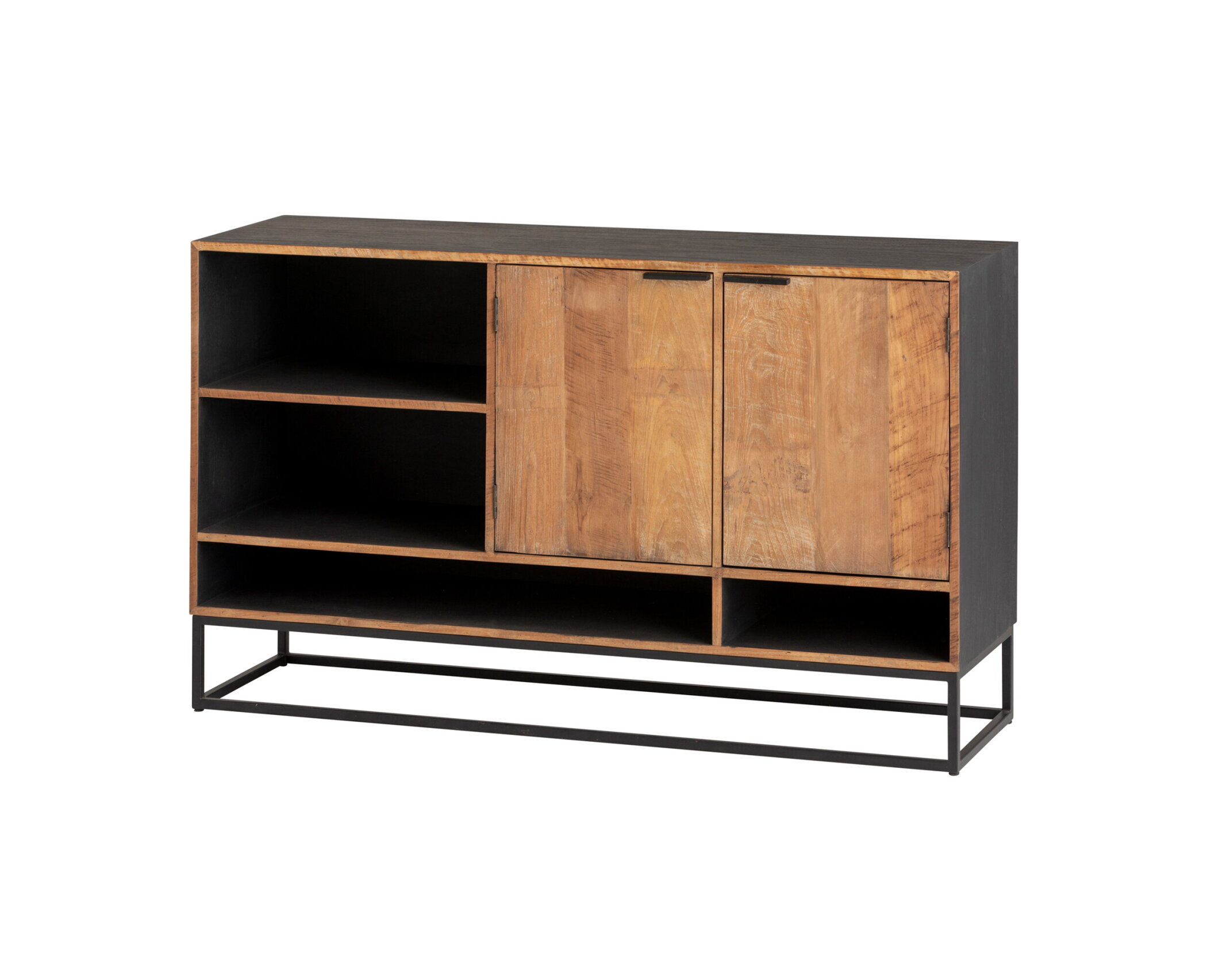 Dressoir 2 deuren slide 150 cm - Gratis thuisbezorgd - Houten Meubel Outlet