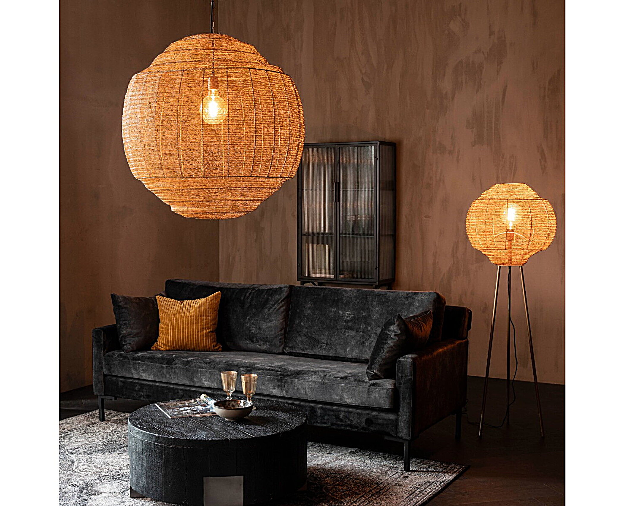 Hanglamp Meezan Goud XL kopen? | Meubelplaats.nl