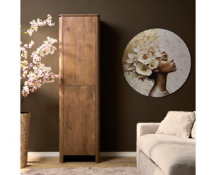 Kabinetkast Dallas Naturel Mangohout 55 cm