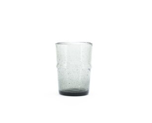 Drinking glass Bubble small - grey | BY-BOO