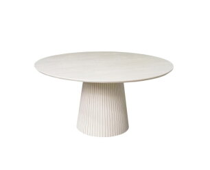 Ronde eettafel Solana Zand Mangohout 130 cm