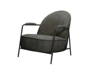 Amelia Fauteuil - fabric Haga 16 charcoal