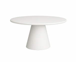 Mello Eetkamertafel rond wit 130 cm