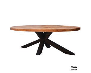Elipse Dining Table With Spiderleg 3+3 240
