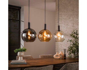 Hanglamp 3L tricolore Sfera - Artic zwart