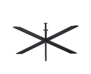 Matrixpoot Zwart Ovaal/Rechthoek 160 cm Koker 4x8 cm