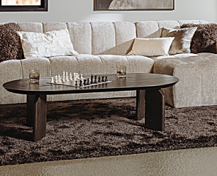 Allure Salontafel donkerbruin 140 cm