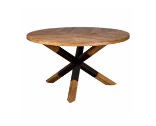 Eetkamertafel Viola rond 130cm naturel | Tower Living
