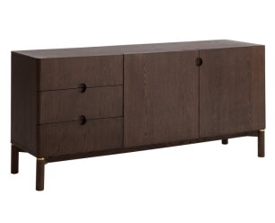 Dressoir Arun eiken 160 cm - Espresso bruin