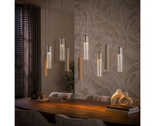 Hanglamp Lungo 5+4L - Beige