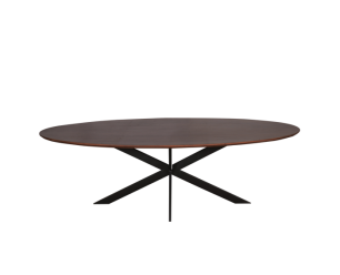 Eiken eettafel Ferris | Ovaal 240 cm | Walnoot