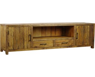 TV-meubel Brent gerecycled hout naturel - 200 x 40 x 55 cm