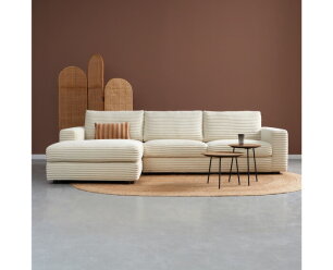 UNO met chaise longue links - Lincoln 83N