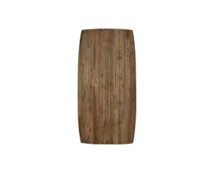 Tuin tafelblad ovaal danish - 220x110x6 - Naturel - Oud Teakhout