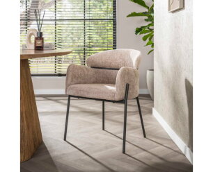 Armstoel ronde rug VPE2 - Rich zand