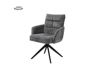 Rosora Armstoel - HZ6068-85 grey (draaibaar)