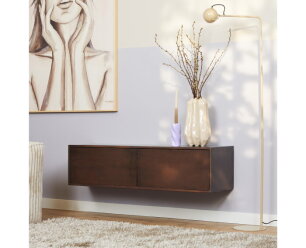 Zwevend tv meubel Vision Walnoot | 120 cm