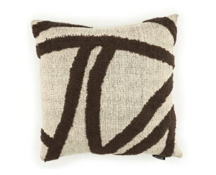 Pillow Majani 45x45cm - dark brown | BY-BOO