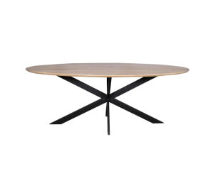 Eiken eettafel Ferris | Ovaal 180 cm | Naturel