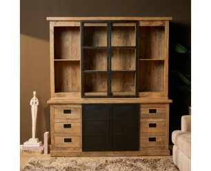 Vitrinekast Noa | 200 cm