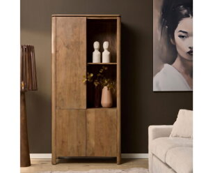 Vakkenkast Dallas Naturel Mangohout 90 cm