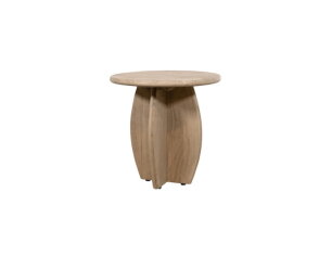 Bijzettafel Ø50, H50, Acacia Weathered Wood - Durban Table Collection