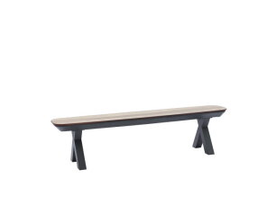 Bradford HPL bench, woodcolor
