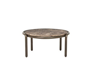 Salontafel Silke 68x71cm - bruin | Eleonora