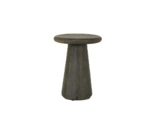 Asti Bijzettafel rond olijfbruin 40 cm