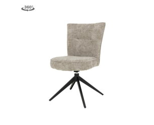 Bardi Stoel - fabric Haga 30 beige (draaibaar)