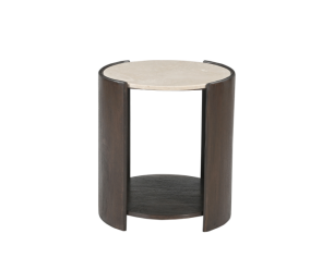 Bijzettafel Rune Botticino marmer 45 cm